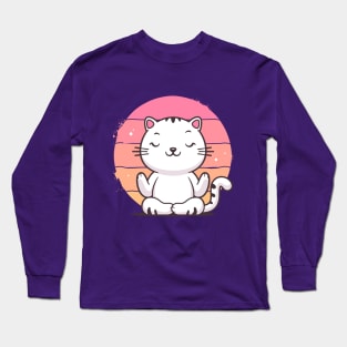 Yoga Cat Long Sleeve T-Shirt